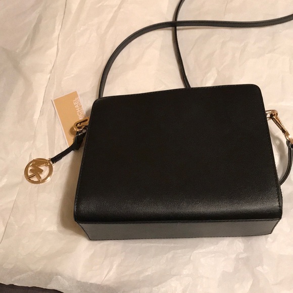 Michael Kors Leather Messenger Bag - Picture 5 of 8